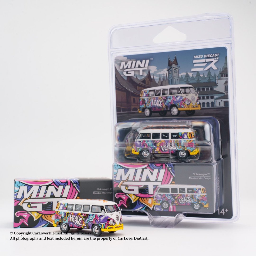 Kids Toys Car - MINIGT 1:64 Volkswagen T1 Microbus Design