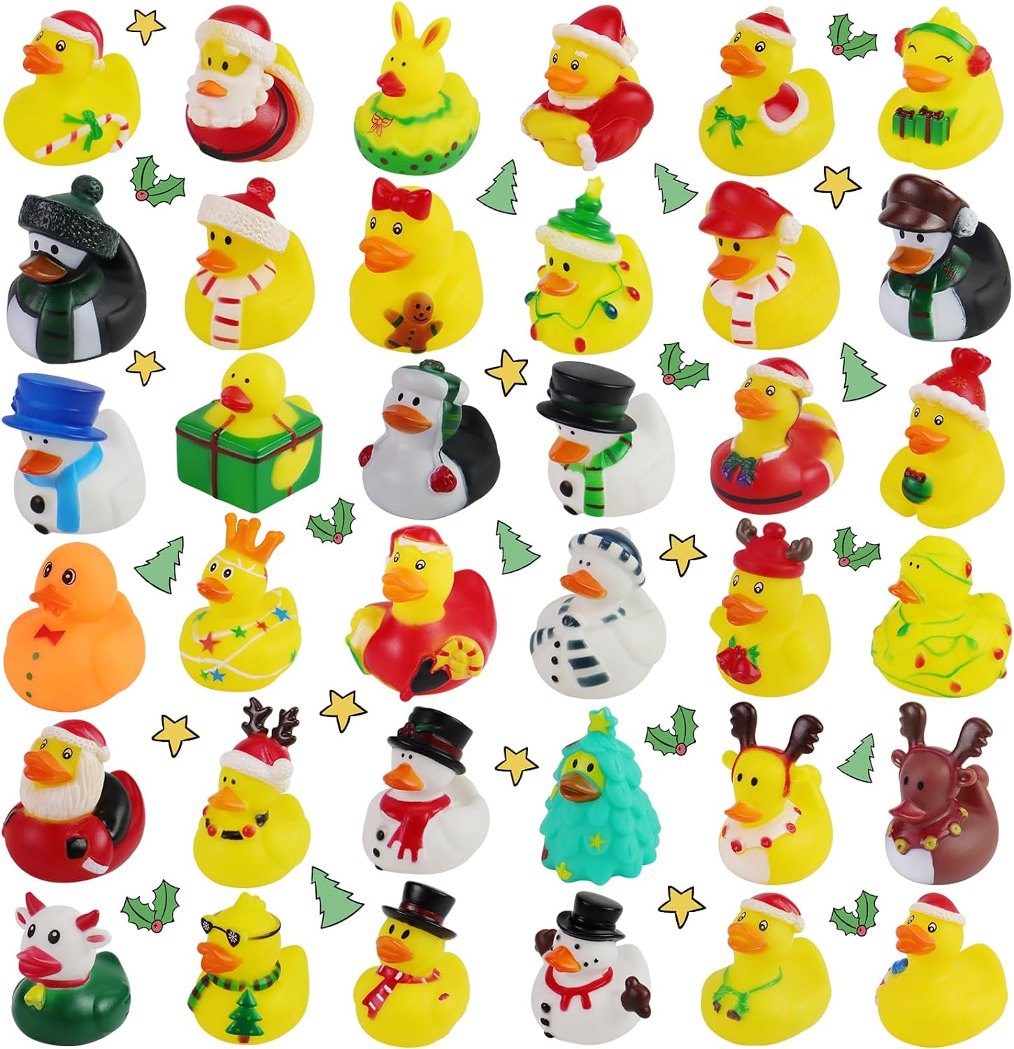 Rubber Duck Bath - Canards en caoutchouc de noël 2/6/12