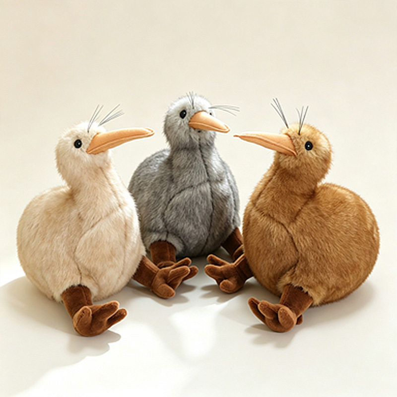 Kids Toys New Zealand - Peluche réaliste de kiwi, oiseau de