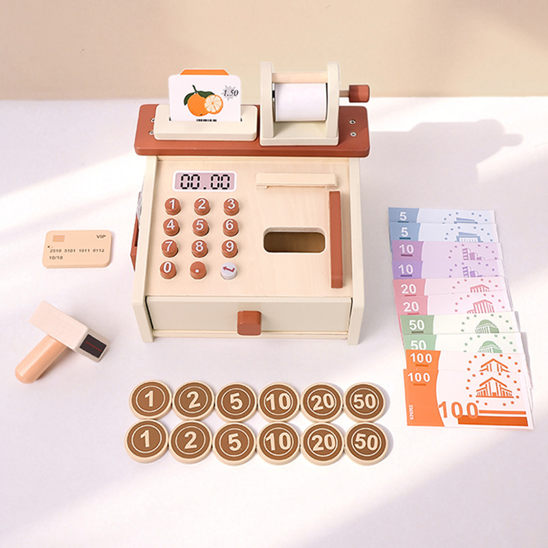 Kids Toys Stores - Caisse enregistreuse de simulation pour enfants