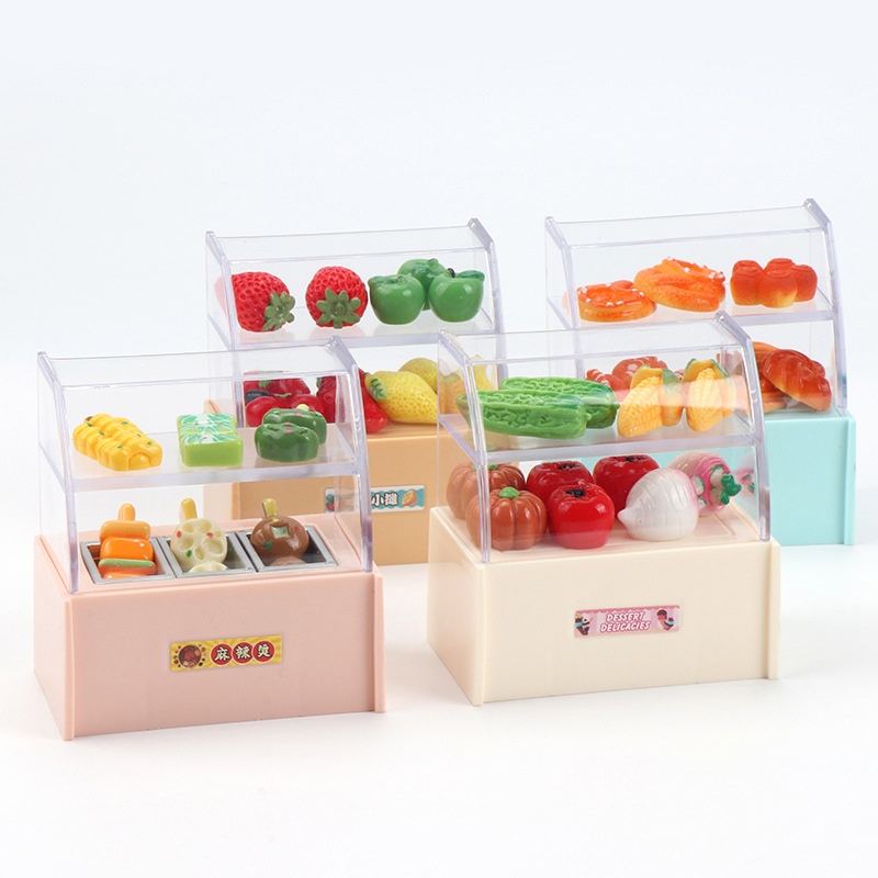 Kids Toys Stores - Mini supermarché pour maison de poupée,