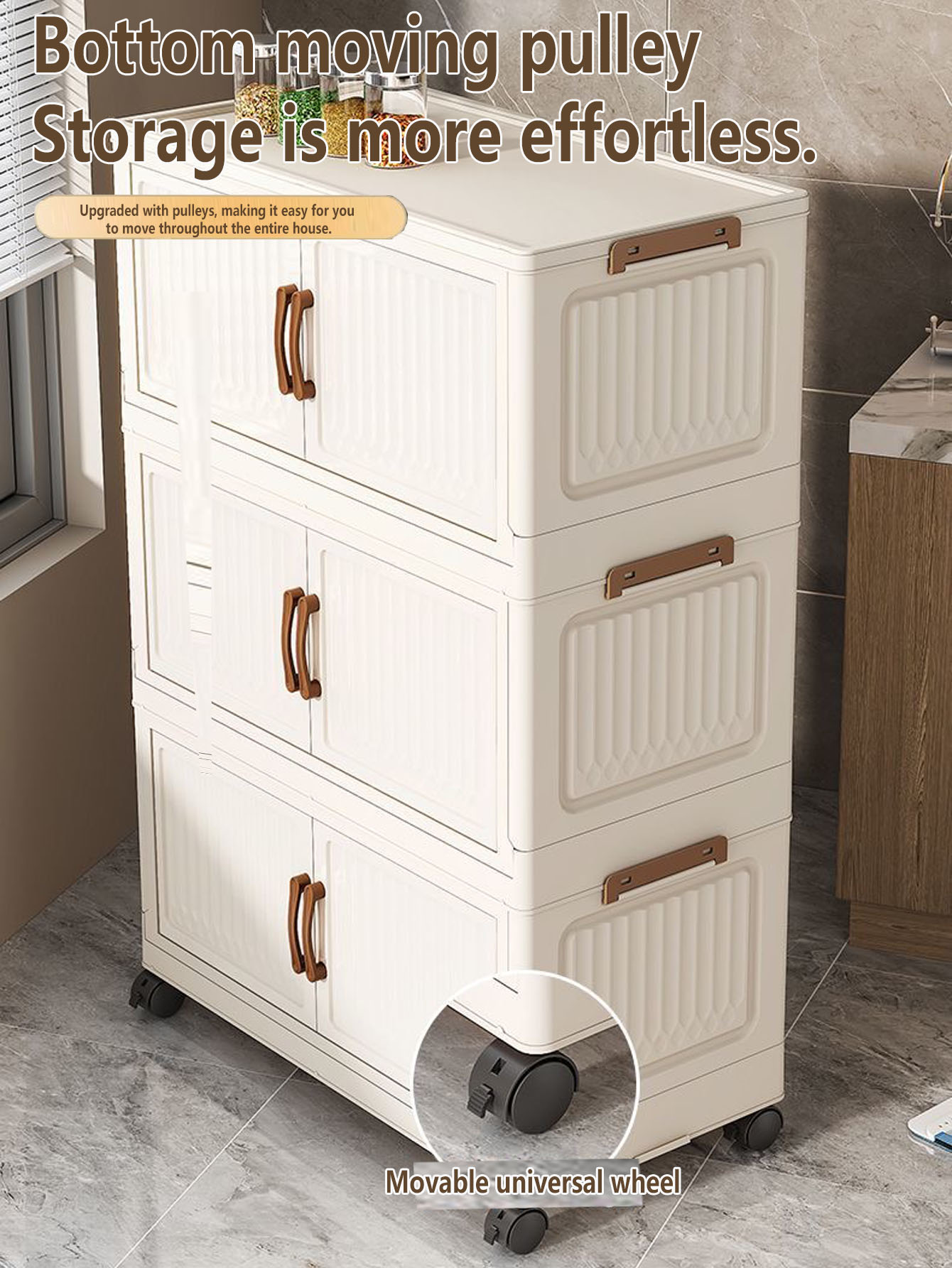 Kids Storage Toys - Armoire de rangement pliable en plastique