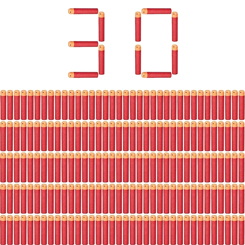 Foam Dart Gun - Mega Darts 30 pièces recharge Pack