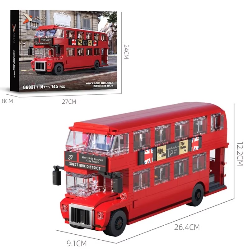 Kids Toys London - 745 pièces – Modèle de bus