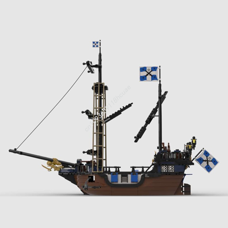 Kids Toys Victoria - 779 pièces MOC Pirate Victoria (Caribbeans