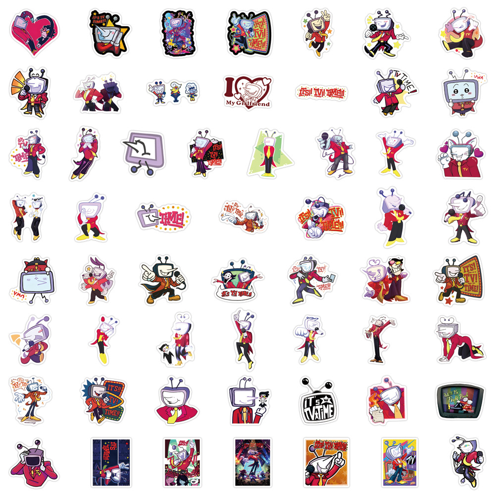 Kids Toys Cartoon Images - 55 autocollants DELTARUNE Tenna, images de