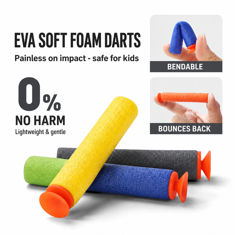 Lot de 100 fléchettes en mouss - Foam Dart Gun avis et prix