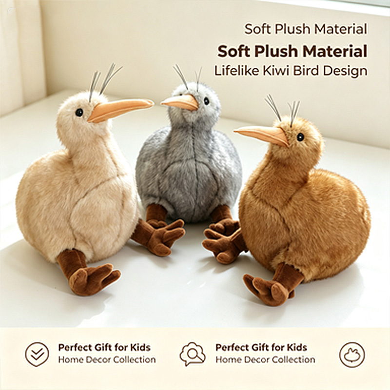 Peluche réaliste de kiwi, oise - Kids Toys New Zealand avis et prix