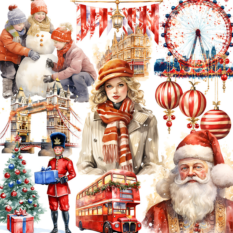 Autocollants de noël londres p - Kids Toys London avis et prix