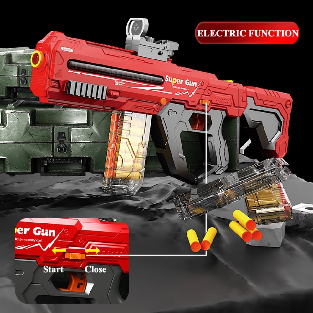 Pistolet jouet électrique à ba - Foam Dart Gun avis et prix