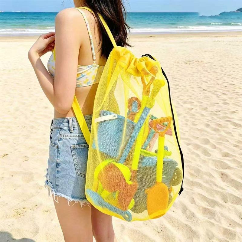 Sac de plage en filet portable - Kids Storage Toys avis et prix