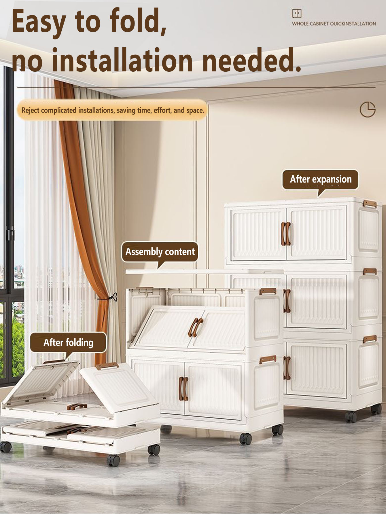 Armoire de rangement pliable e - Kids Storage Toys avis et prix