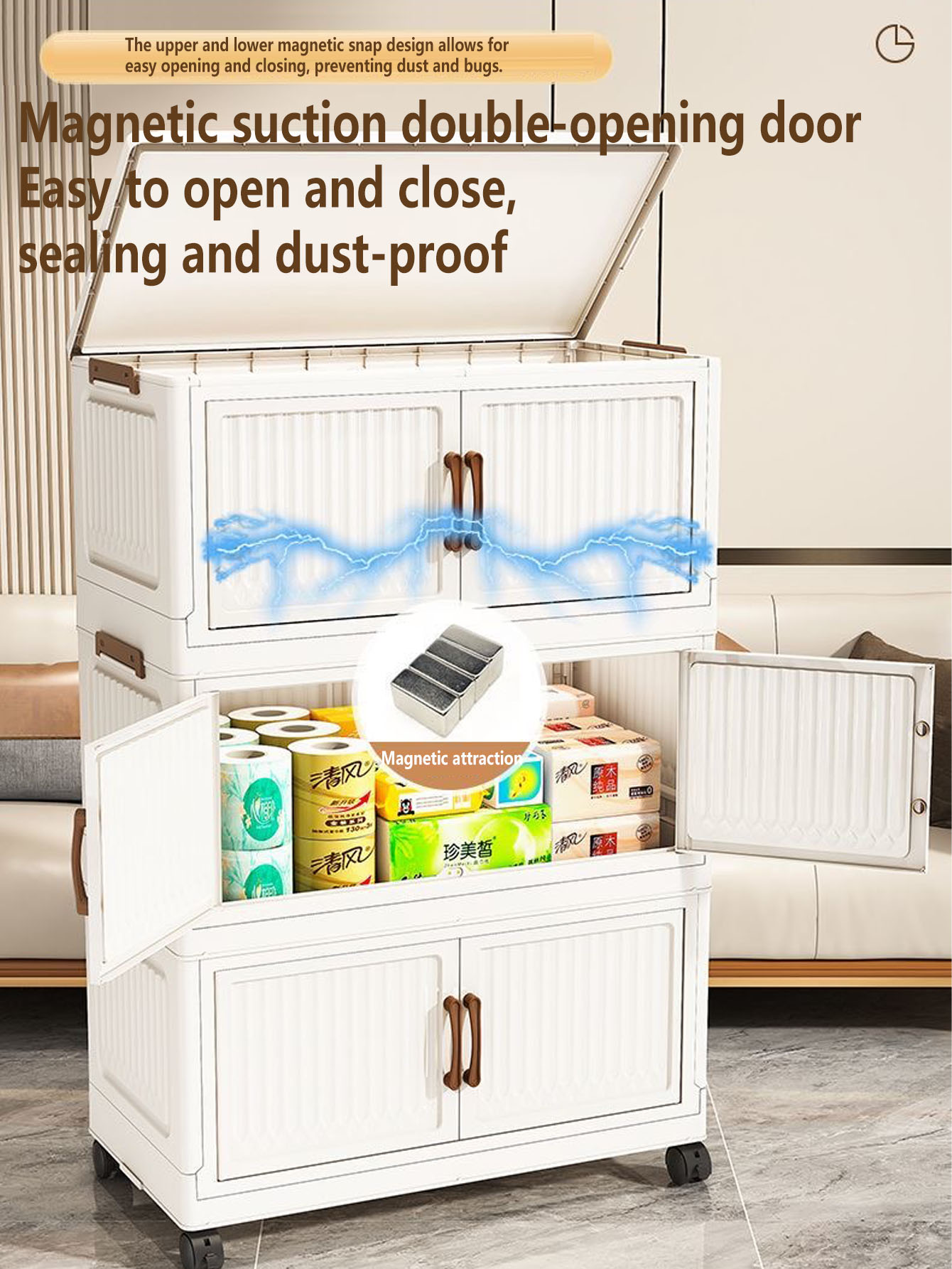 Armoire de rangement pliable e - Kids Storage Toys avis et prix