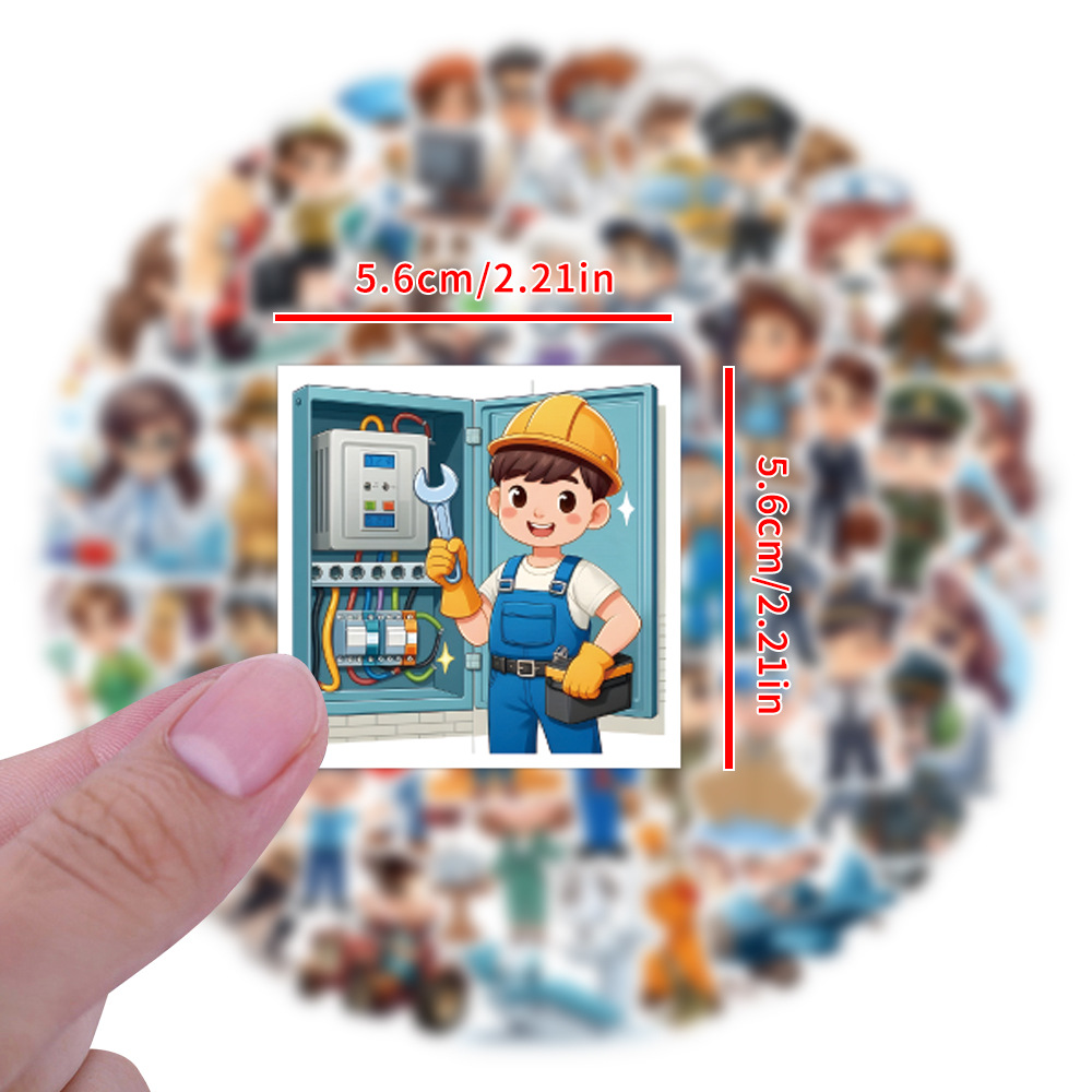 60 autocollants professionnels - Kids Toys Cartoon Images avis et prix